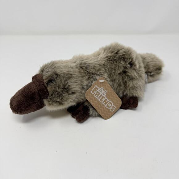 Lil Friends Duck-Billed Platypus by Korimco 12" Long Plush Brown Stuffed Animal - Picture 1 of 11